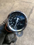 Harley Davidson Big Twin 120MPH Mini Speedometer. Fixed Price $79.99.