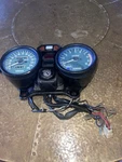 Yamaha Triple Gauges Meters Speedometer Tachometer 1977-1983. Fixed Price $95.00.