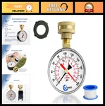 2.5" Water Pressure Test Gauge 0-200 Psi, Rust-free Case, Brass Connector, Home. Fixed Price $15.29.