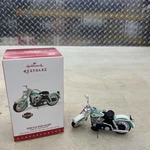 Hallmark Harley Davidson 1958 Flh Duo Glide Ornament Collectible- New. Fixed Price $22.99.