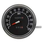 V-twin Manufacturing Black Face 1:1 Ratio Speedometer 39-0307. Fixed Price $106.64.