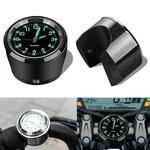 Waterproof Aluminium Motorcycle Handlebar Clock - Luminous Quartz Watch Mount. Fixed Price $14.98.
