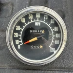 Drag 1:1 Ratio Speedometer Harley Shovelhead 1962-1980 Fl & 1971-1972 Fx. Fixed Price $75.00.