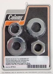 Chrome Rear Axle Nut Kit Harley Shovelhead Sportster. Fixed Price $17.60.