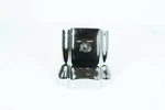 2013 Harley Sportster XL1200 Custom Oem Front Handlebar Riser Top Clamp Chrome. Fixed Price $70.00.