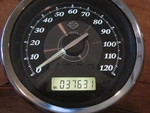 2008-2013 Harley Touring Cvo Brushed Titanium Face Speedometer Gauge 37,631 Mi. Fixed Price $184.99.