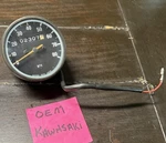 1976-1978 Kawasaki KE100 Working Speedometer Odometer 175 80MPH 25005-095. Fixed Price $62.50.