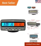 4 In Led Digital Display Vehicle Car Kit Thermometer Voltmeter Clock 12V Pcs. Fixed Price $36.18.
