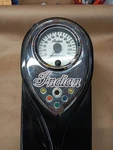 Gilroy Indian Gas Tank Console Dash Indicator Speedometer Chief Centennial. Fixed Price $180.00.