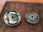 1981 Yamaha MJ50 Towny Internal Clutch Centrifugal Housing Starter Gear. Fixed Price $78.00.