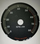 5C Harley Davidson Rpm Tachometer Black Gauge Face 16259494. Fixed Price $15.00.