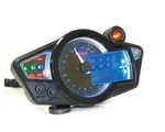 Koso Multifunctional Speedometer RX1N Gp Style - Black With Blue Lighting. Fixed Price $313.42.