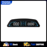 Digital Gps Speedometer Universal Lcd Hud Heads Up Display Overspeed Warning Mph. Fixed Price $33.47.