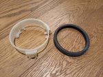Harley Davidson Fxsdt Softail Deuce Speedometer Back Clamp And Rubber Seal Ring. Fixed Price $19.96.
