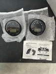 New Indian Motorcycle Fairing Mounted Dual Gauges Oem Pn 3280723 & 3280722. Fixed Price $580.00.