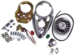Cateye Instrument Panel 2:1 Dash Speedo Kit Harley Duo & Electra Glide 1958-80. Fixed Price $571.95.