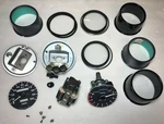 Yamaha XT500 Enduro Tachometer And Speedometer, Restoration Service. Fixed Price $450.00.