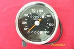 Triumph Motorcycle Reproduction Smith Black Faced 150MPH Speedometer. Fixed Price $101.95.