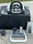 Xbox 360 Wireless Racing Wheel Force Feedback Pedals Power Supply Tested. Fixed Price $99.99.