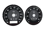 For Harley-davidson Fxdl Dyna Low Rider Speedometer Dials Mph To Km/h Gauges. Fixed Price $59.99.
