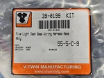 V-twin 39-0199 Five Light Dash Base Wiring Harness Assembly 80-81 Fl. Fixed Price $450.00.