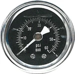 Harddrive Oil Pressure Gauge 60PSI Black 169700. Fixed Price $56.95.