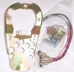 Harley 3-LIGHT Dash Mounting Plate Kit Aftermarket Mid-usa 48110 New. Fixed Price $41.95.