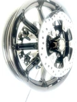 Harley Impeller Front Wheel Touring Oem Mag Custom Gloss Black Electra Glide. Fixed Price $860.00.