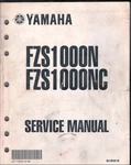 Yamaha FZS1000NC Service Manual LIT-11616-14-48 MN2893. Fixed Price $11.95.