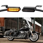 Sequential Led Turn Signals Flowing Handlebar Mini Lights For Harley Road King. Fixed Price $11.76.