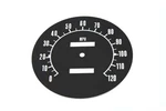 Speedometer Tin Face For Harley-davidson. Fixed Price $36.99.
