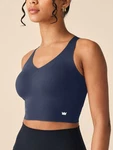 Shefit Boss Longline Sports Bra 2LUXE Bold Navy Supportive Workout Gear. Fixed Price $22.50.