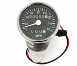 Motorcycle Mini Speedometer Trip 2240:60 Ratio Chrome Black Mph Mechanical. Fixed Price $66.95.