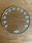Harley Davidson Motor Cycles Speedometer Glass White 10-120. Fixed Price $20.00.