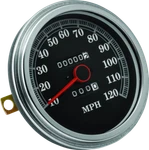 Bikers Choice 91-95 Softail Black Face Speedo With Dome Lens 2240:60 Front Drive. Fixed Price $194.99.