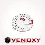 Yamaha R1 2000-2001 Aftermarket Instrument Cluster White Gauge Faces. Fixed Price $44.99.