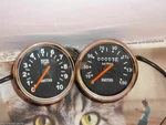 Triumph Norton Bsa Smiths Replica Tachometer Speedometer Set. Fixed Price $30.71.