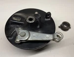 1982-01 Kawasaki KE100 Front Brake Panel Backing Plate Cam Arm Speedo Drive Gear. Fixed Price $39.90.