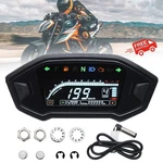 Motorcycle Speedometer Universal Tachometer Lcd Digital Odometer Gauge Fuel Us. Fixed Price $45.99.