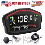 Lcd Digital Motorcycle Odometer Speedometer Tachometer Km/h Mph Gauge Universal. Fixed Price $38.99.