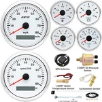 6 Gauge Set 85MM Gps Speedometer 80MPH Waterproof For Marine Boat Car Truck Atv. Fixed Price $146.18.