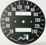 Norton Commando Veglia Speedometer Dial Face Blue Arrow Nvt Logo. Fixed Price $49.99.