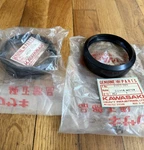 Nos Kawasaki Gauge Covers #25012-003 ($75 For Pair). Fixed Price $75.00.
