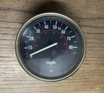 Vintage Honda CB750F, Speedometer Us Model 80 Mph. Fixed Price $49.00.
