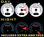 Kawasaki ZX-9 2000-2003 White Face Motorcycle Glow Gauges Mph Kmh. Fixed Price $79.99.