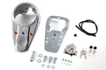 V-twin Chrome Three Light Dash Panel Kit Fits Harley Davidson 39-0951. Fixed Price $159.23.