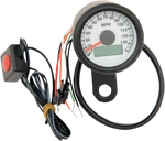 Drag Specialties Black Matte Motorcycle Electronic Speedometer Harley. Fixed Price $217.25.
