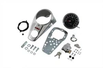 Harley Chrome Two Light Dash Panel Kit With 1:1 Ratio Speedometer Fits 1984-1995. Fixed Price $181.46.