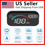 Usb Digital Speedometer Universal Gps Car Hud Head Up Display Alarm. Fixed Price $22.59.