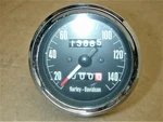 Vintage Harley Davidson 3-1/2" Facing Oem Motorcycle Mechanical Speedometer. Fixed Price $199.00.